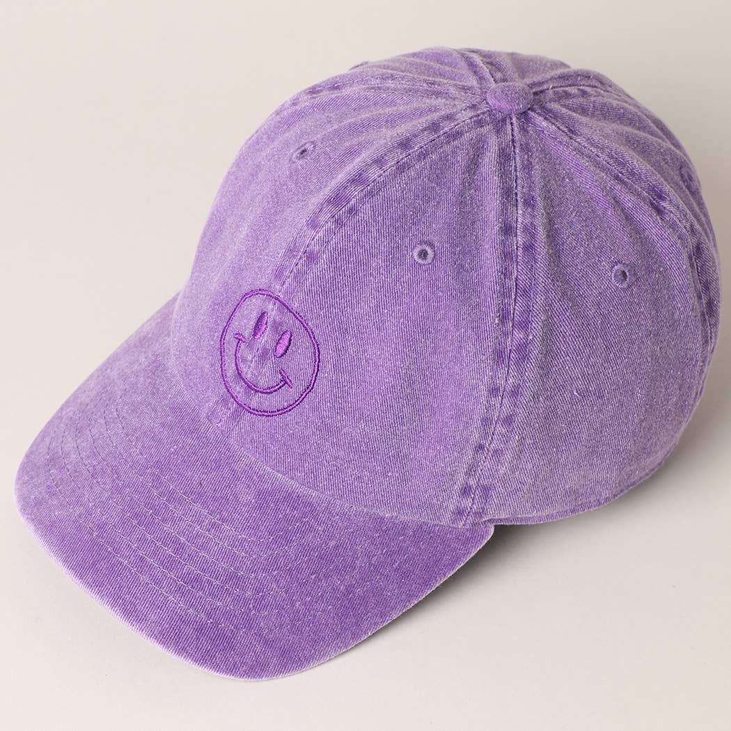 Casquette Happy Face: ROSE CLAIR