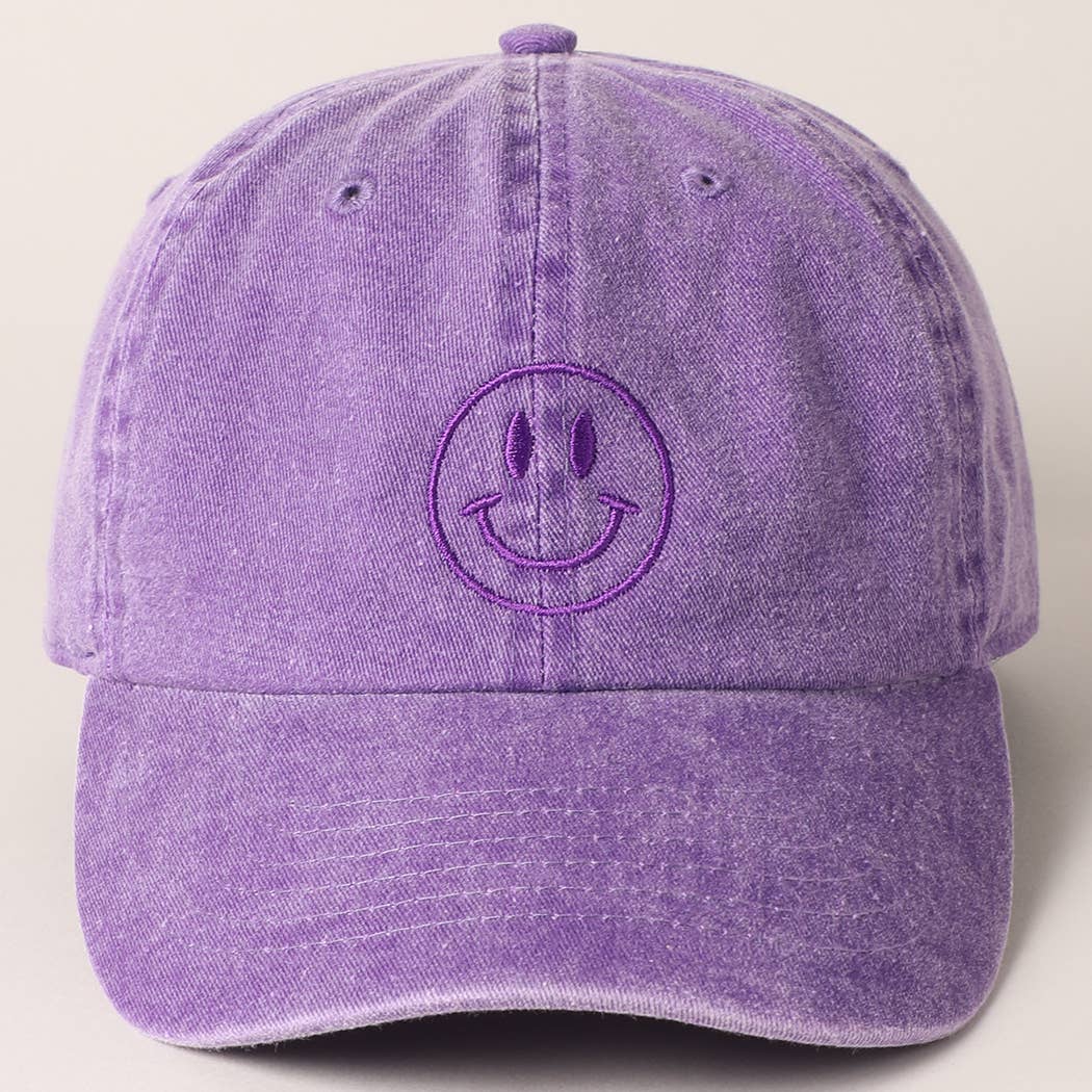 Casquette Happy Face: ROSE CLAIR