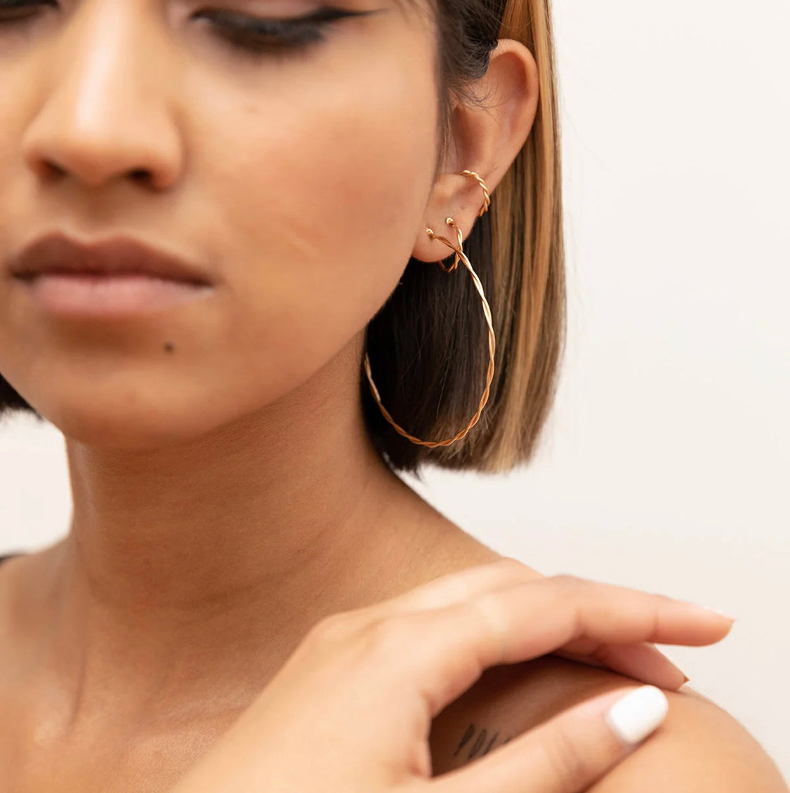 Ear cuff Torsade