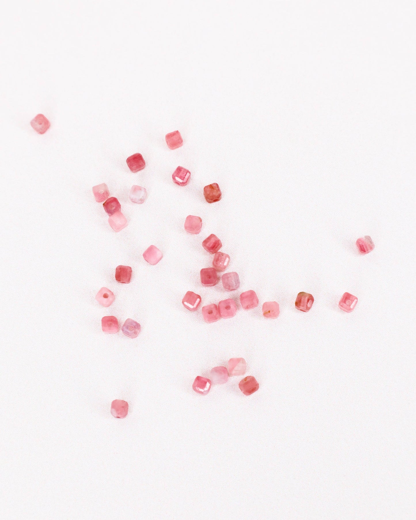 Auster - rose: Or / Tourmaline rose / Paire - DupontDupont
