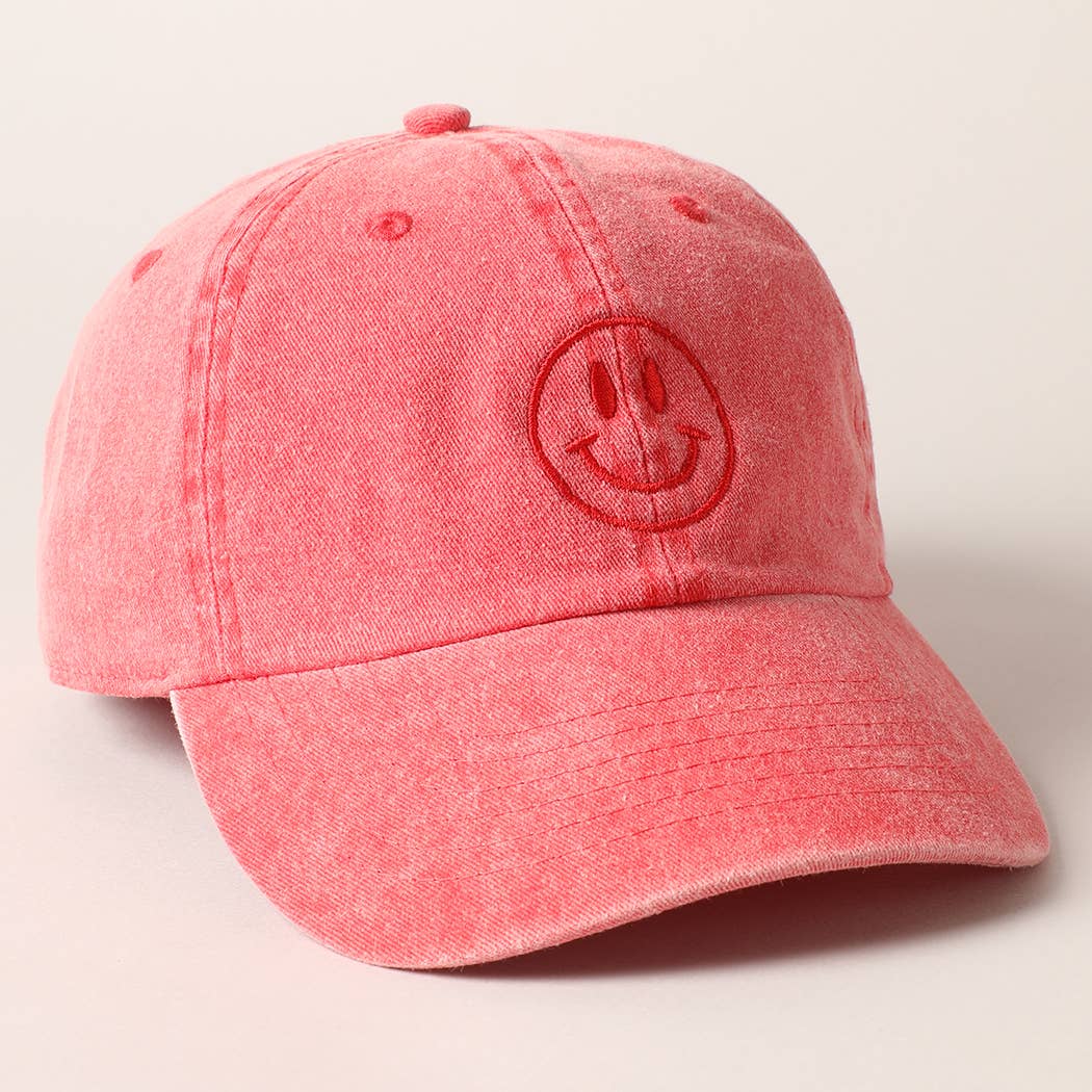 Casquette Happy Face: ROSE CLAIR