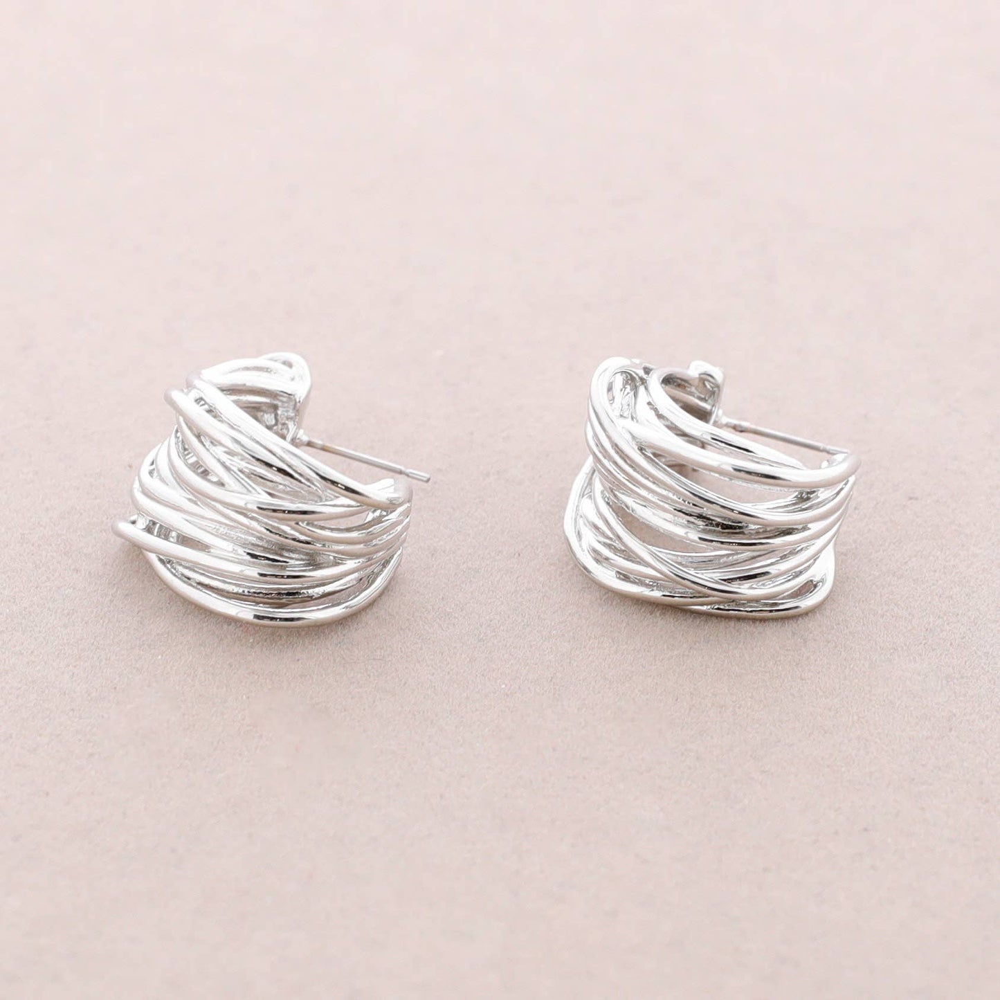 Boucles d'oreilles Aro en métal: Or