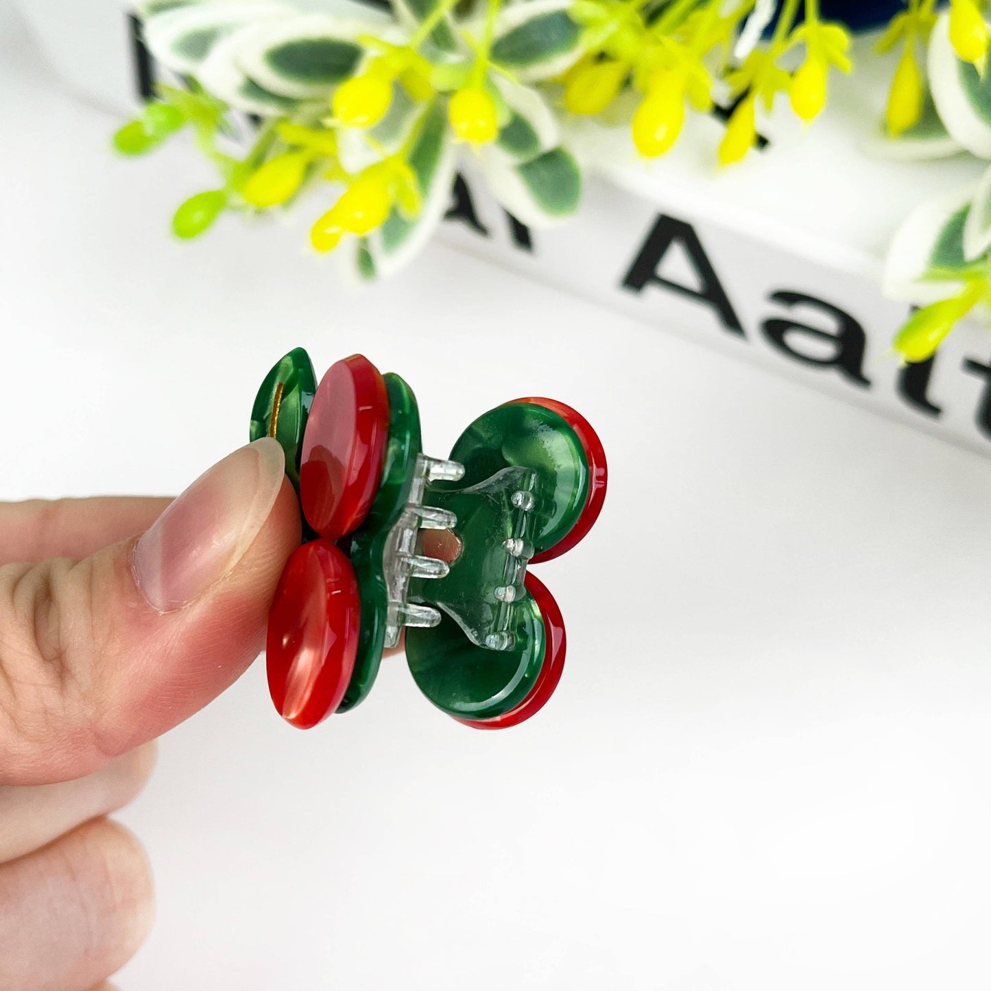 Mini pince à cheveux fruitée, petits accessoires pour cheveux: Ananas