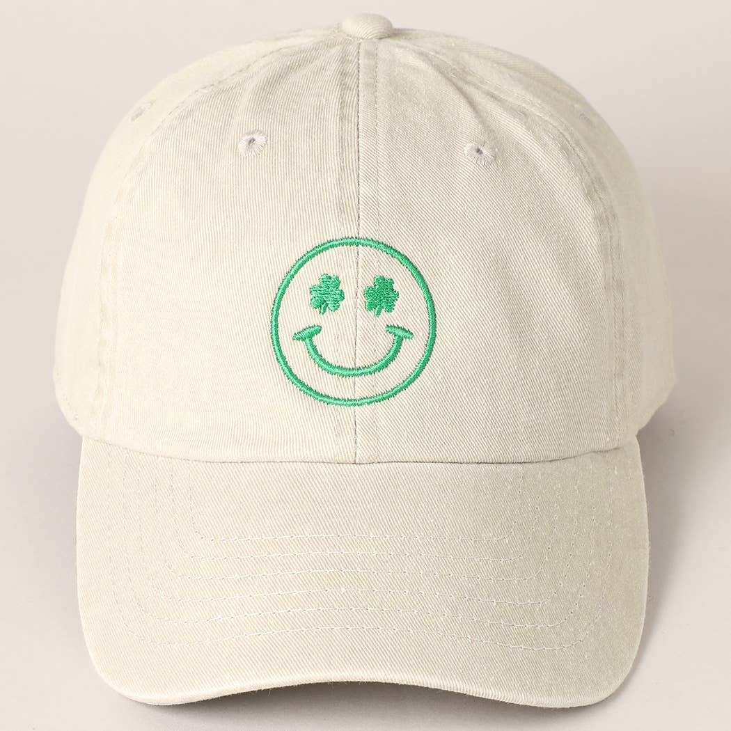 Casquette brodée Clover Happy Face