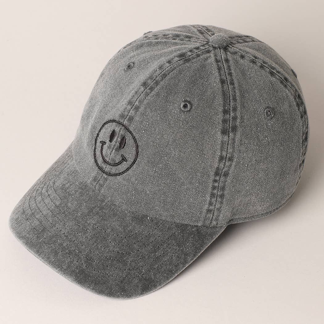 Casquette Happy Face: ROSE CLAIR