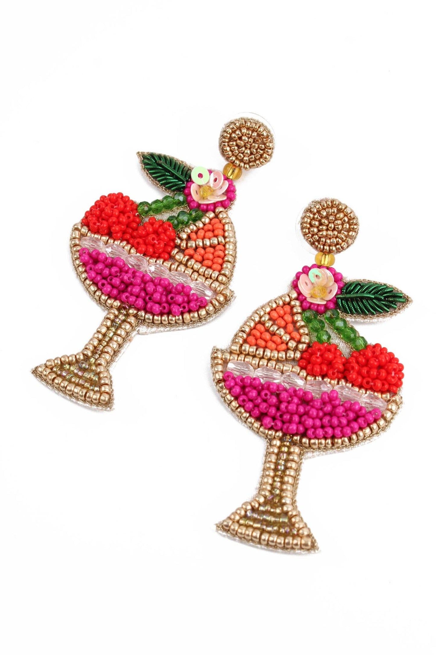 BOUCLES D'OREILLES COCKTAIL FRUITÉES