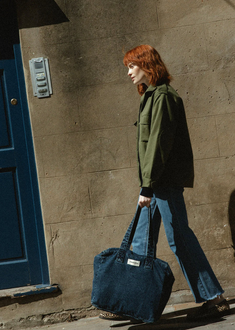 Sac Célestins Aged denim