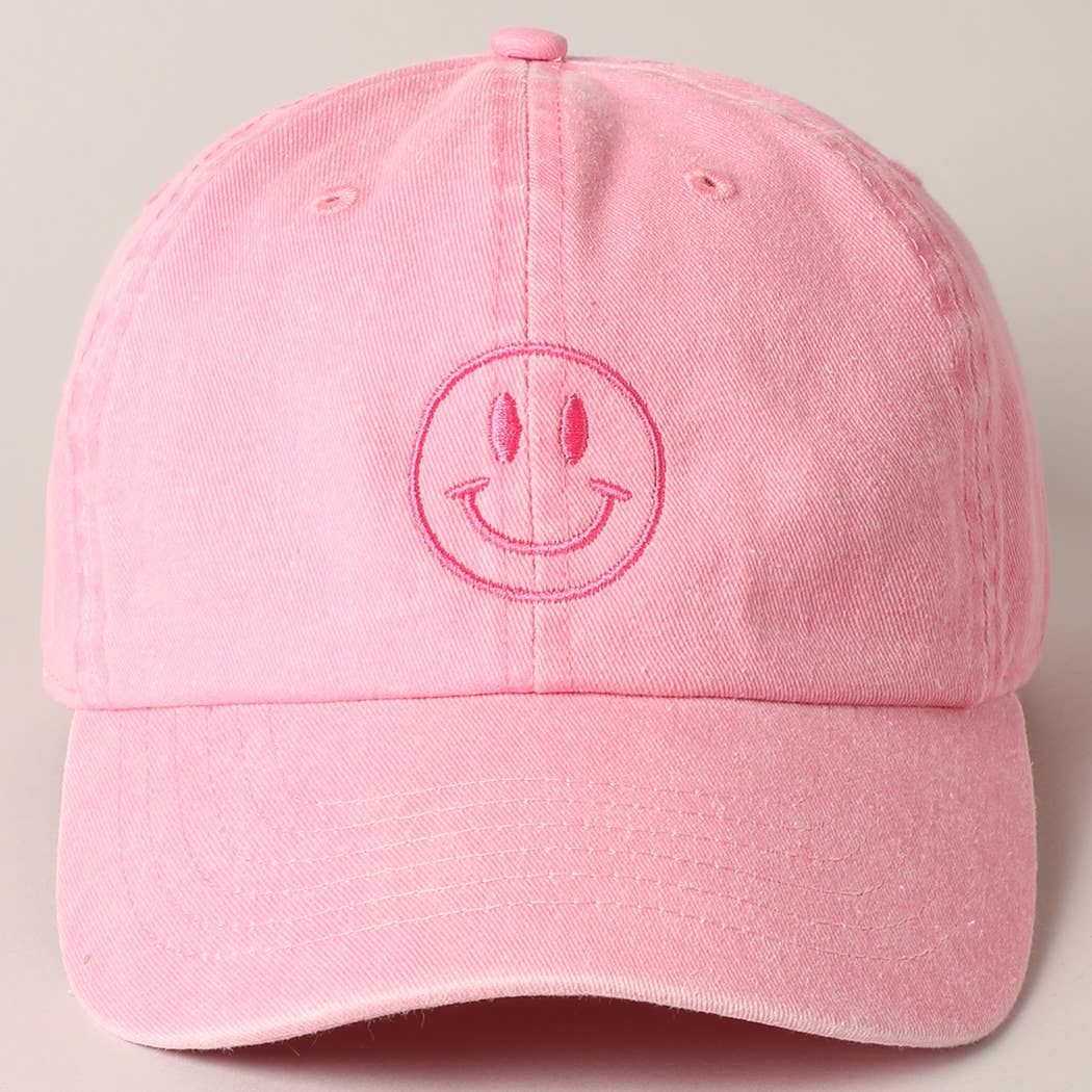 Casquette Happy Face: ROSE CLAIR