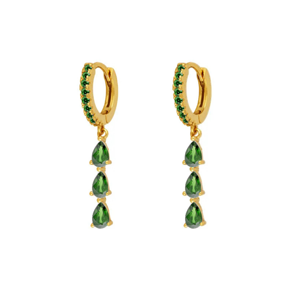 Boucles Marisol vertes