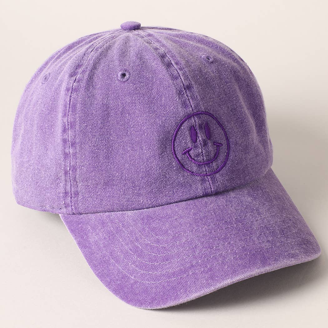 Casquette Happy Face: ROSE CLAIR