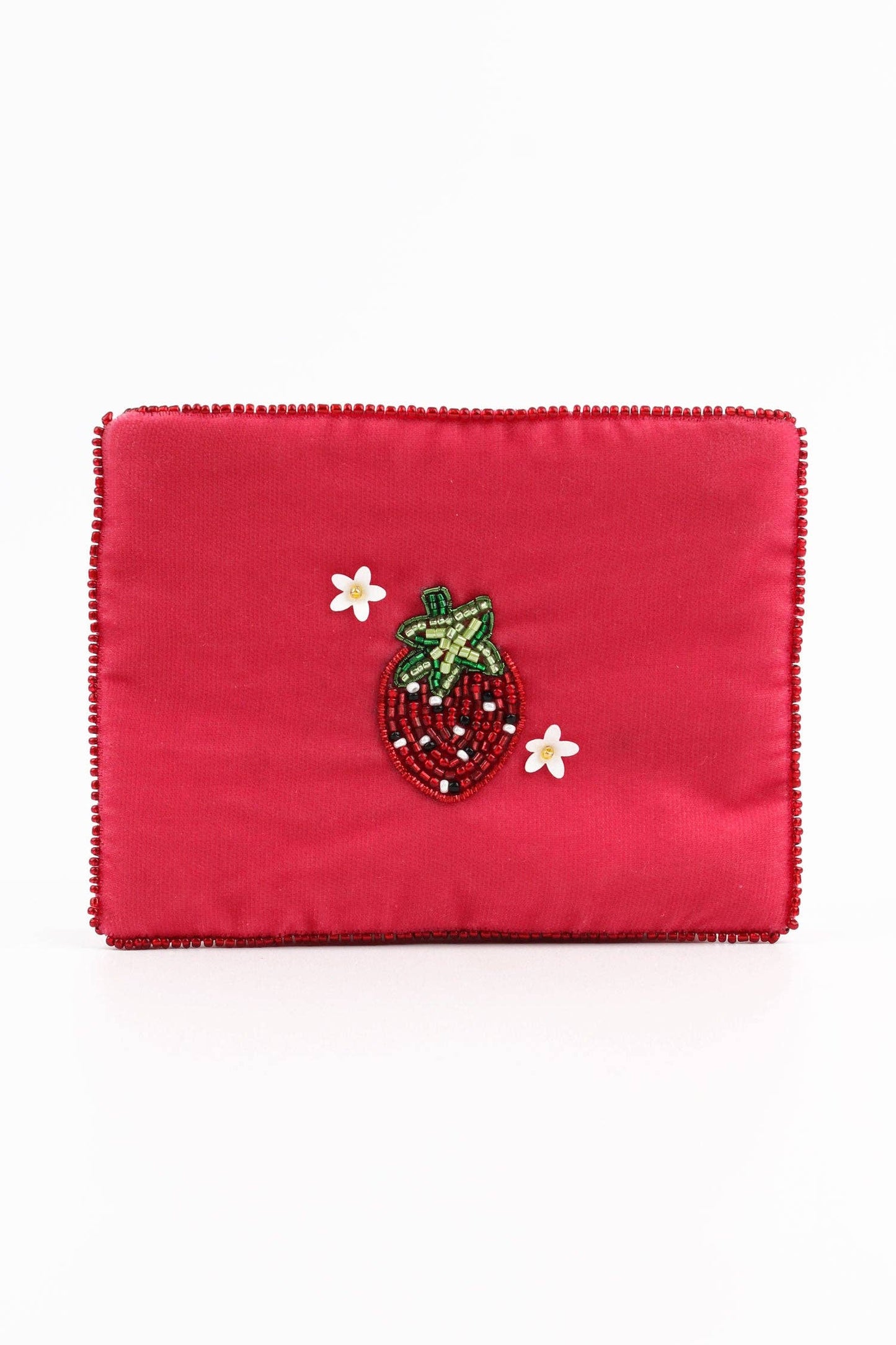 PETITE POCHETTE FRAISE ROSE