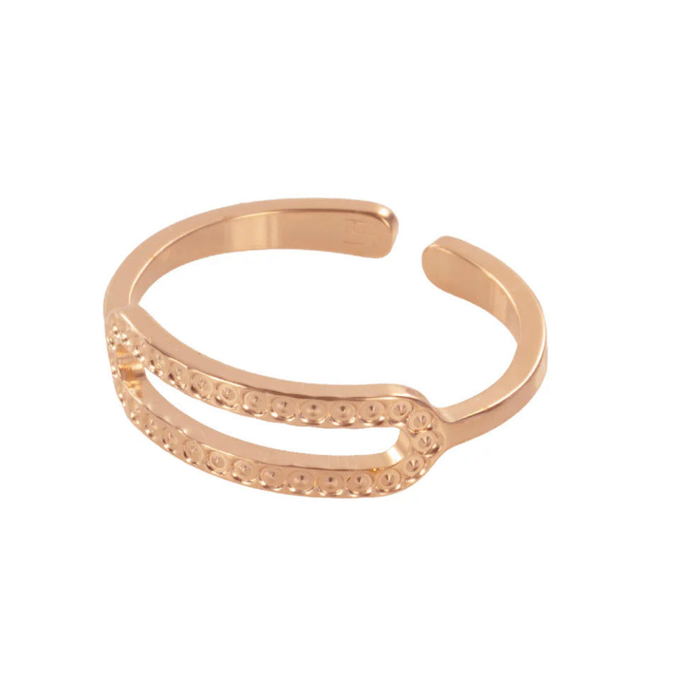 Bague chaine maille