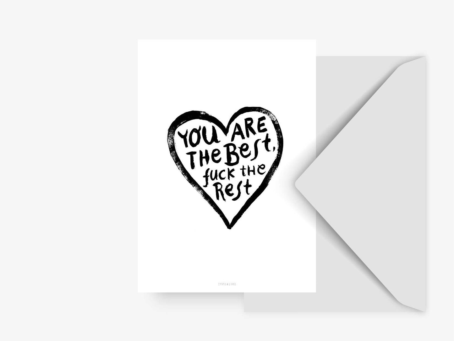 Carte postale « The Best » format DIN A6 - DupontDupont