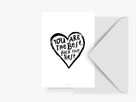 Carte postale « The Best » format DIN A6 - DupontDupont