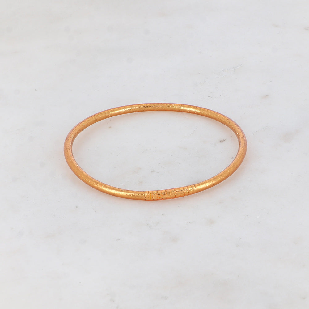 Jonc Bouddhiste fin - copper