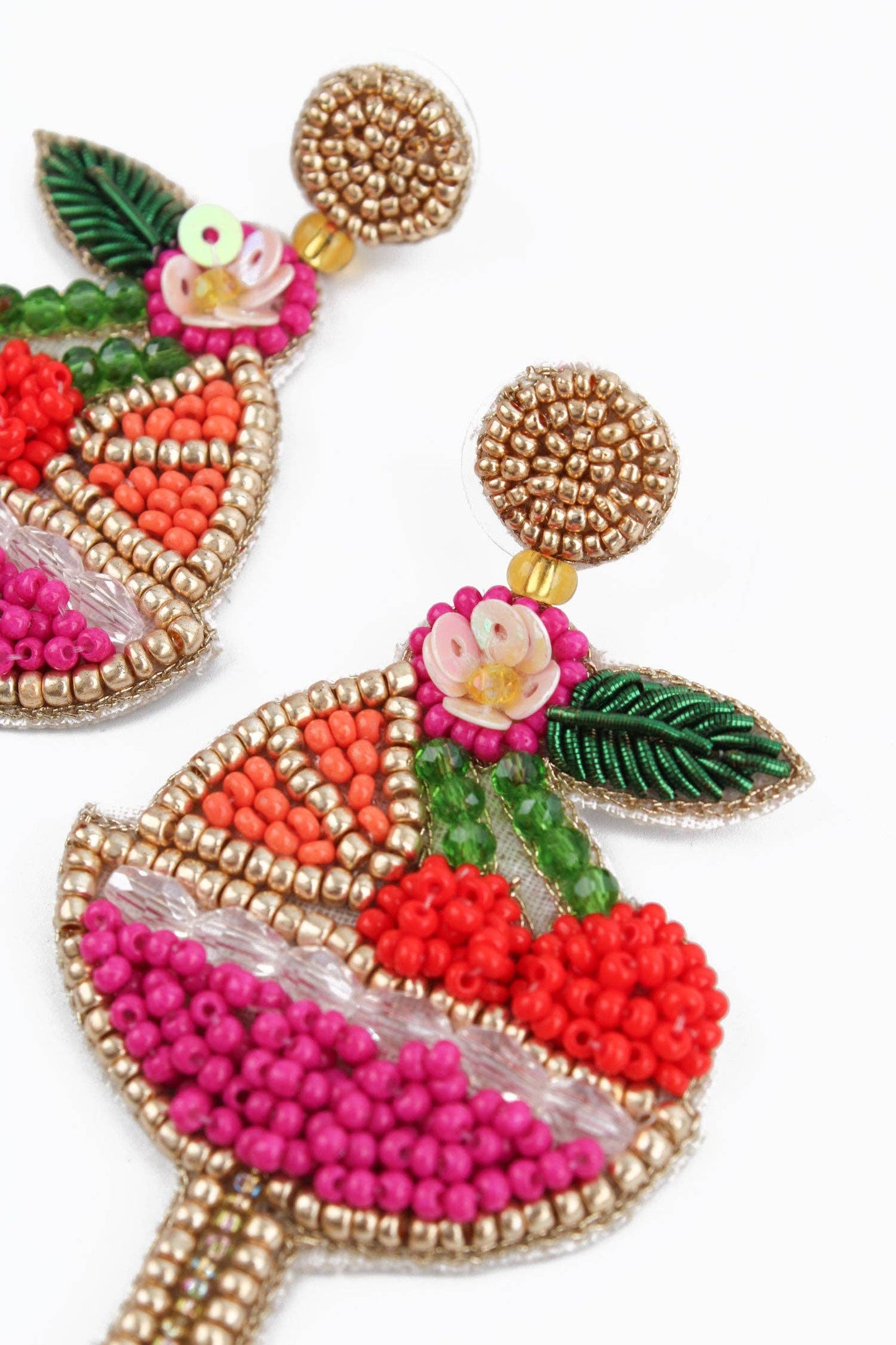 BOUCLES D'OREILLES COCKTAIL FRUITÉES