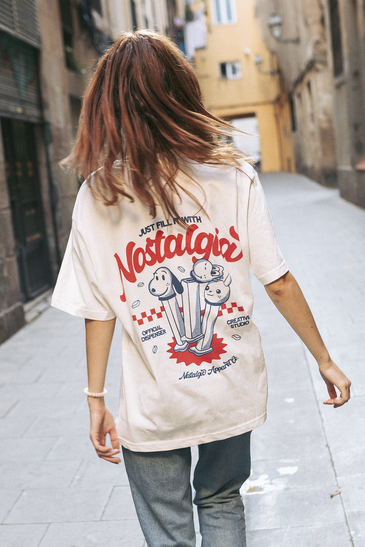 T-shirt Fill it with Nostalgia