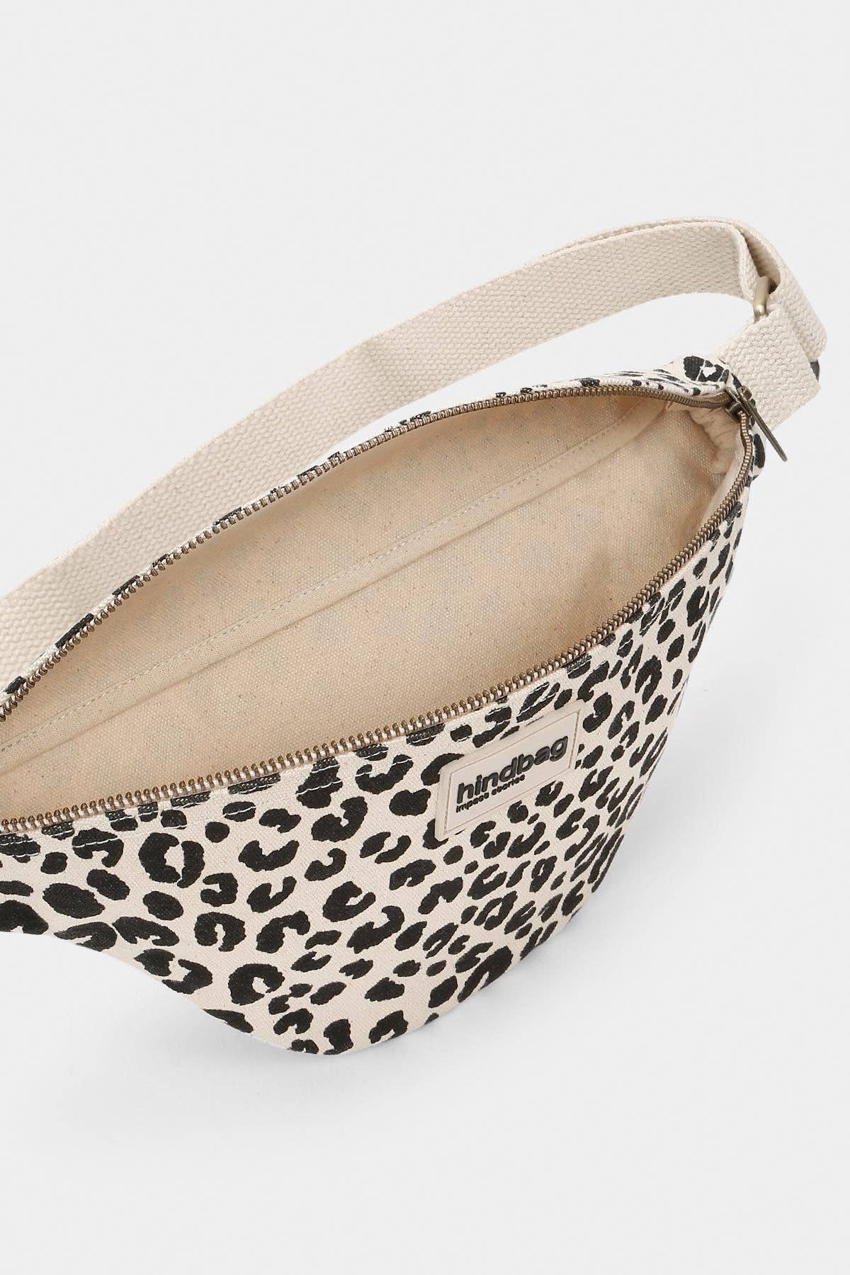 Sac banane Olivia Léopard écru