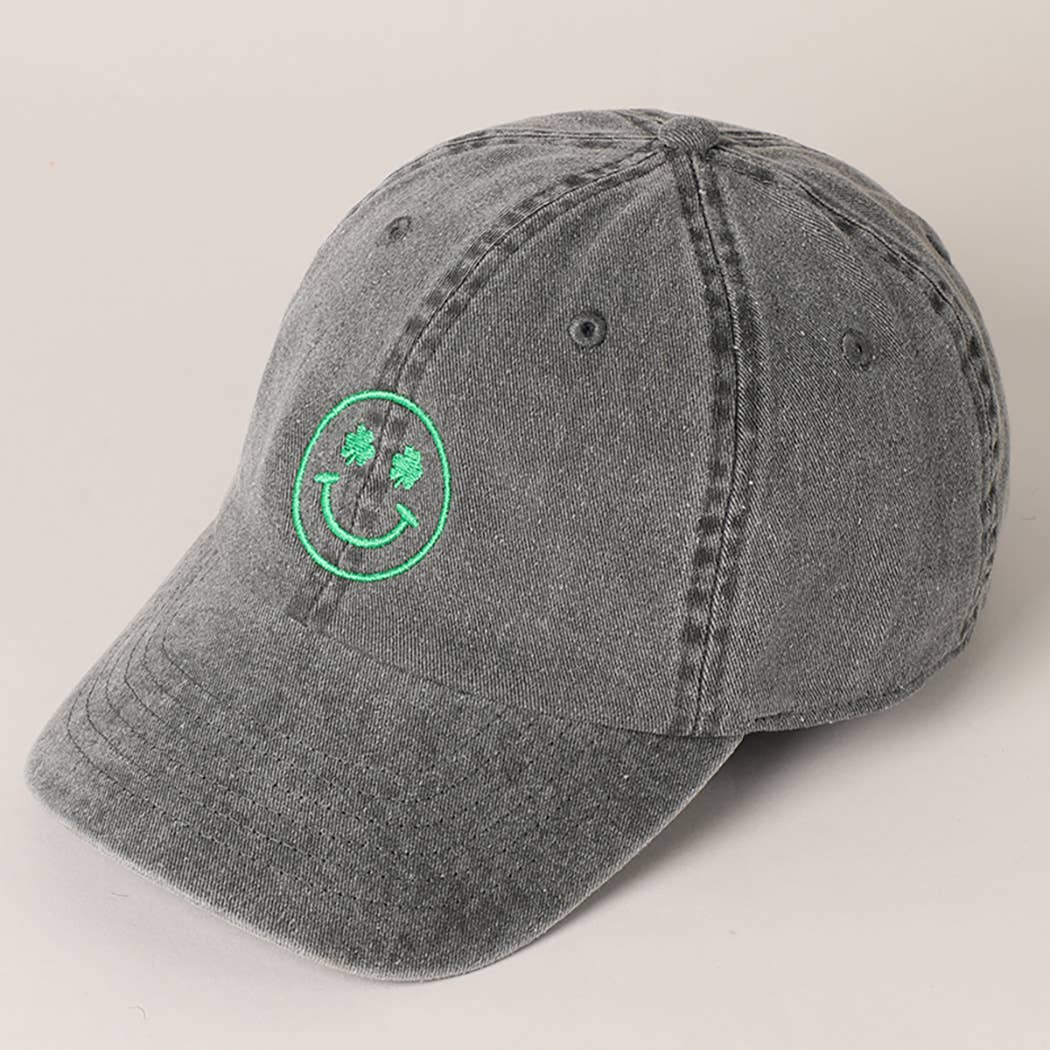Casquette brodée Clover Happy Face