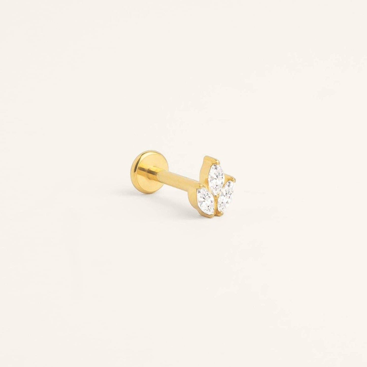 Piercing titane Nina: Titane doré / 6mm