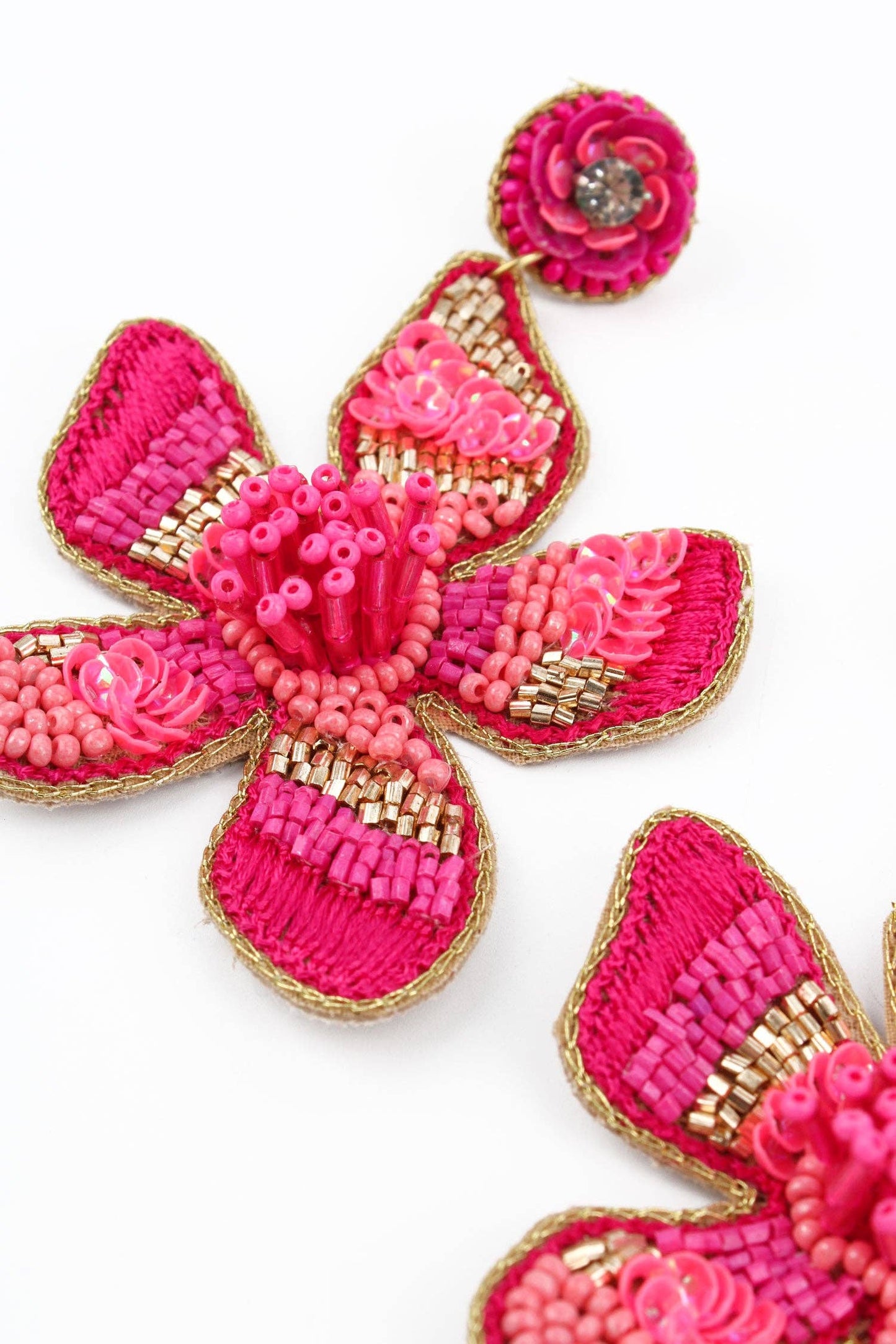 BOUCLES D'OREILLES À FLEURS