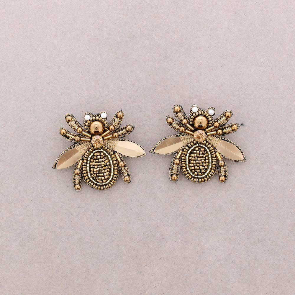 Boucles abeille Turquoise