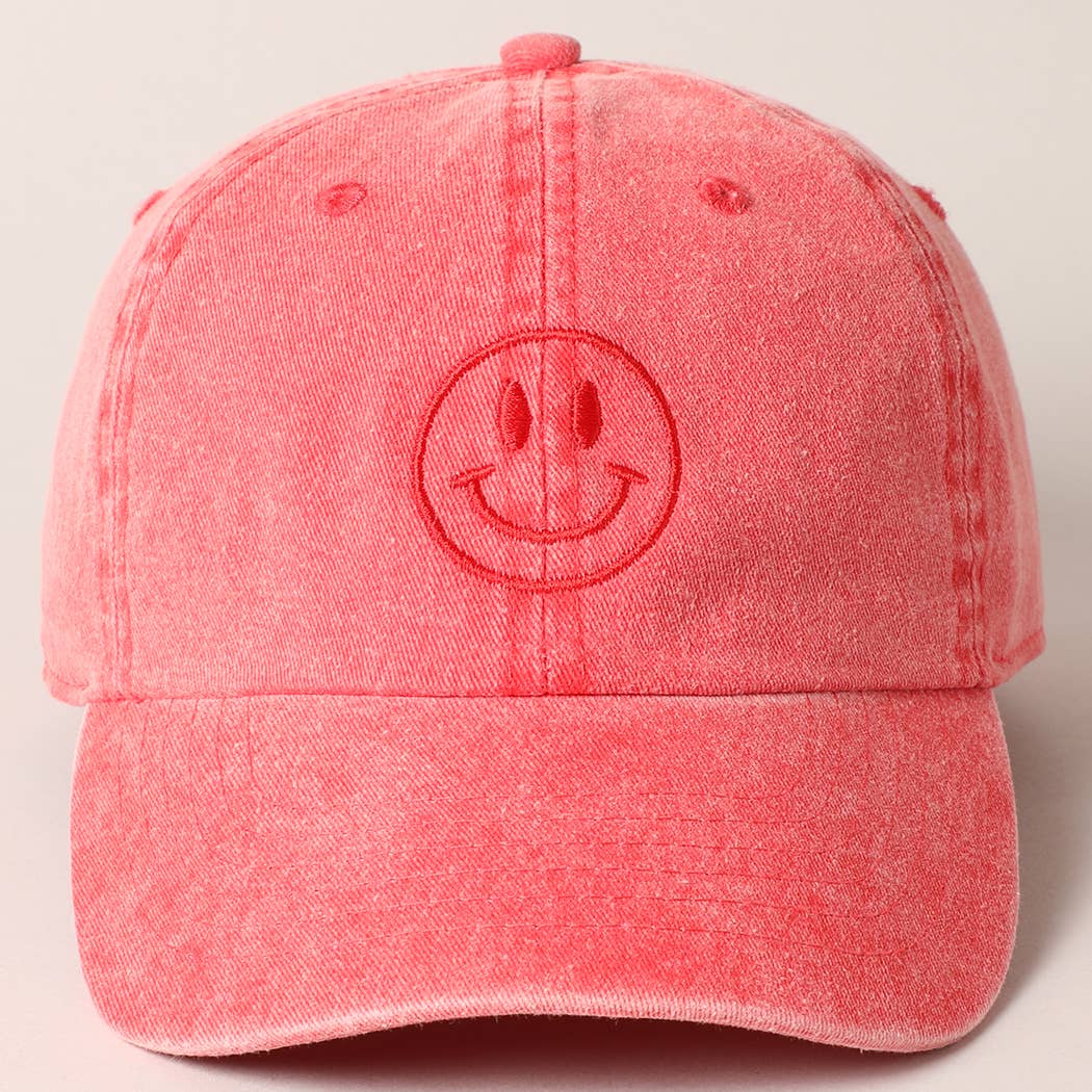 Casquette Happy Face: ROSE CLAIR