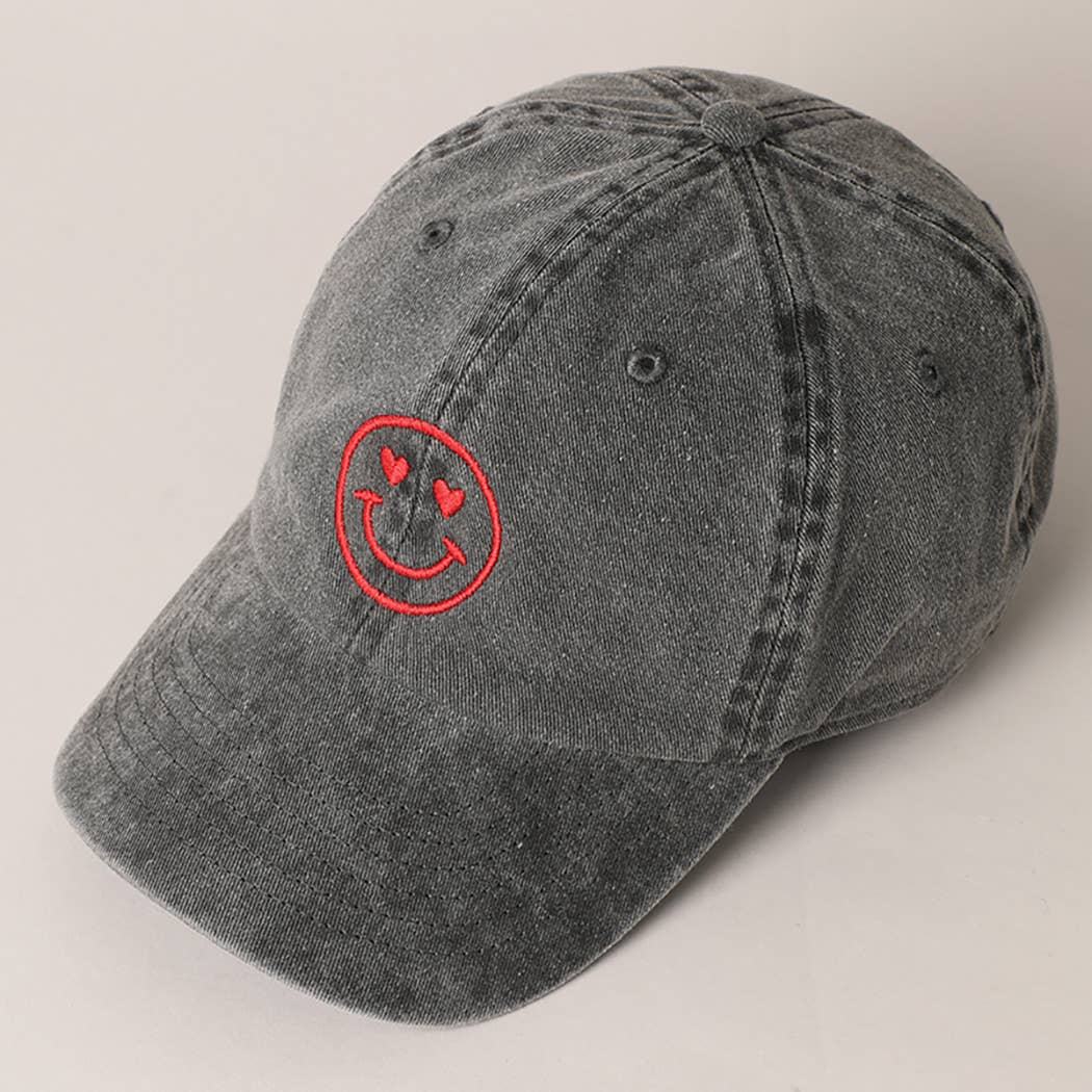 Casquette brodée Face