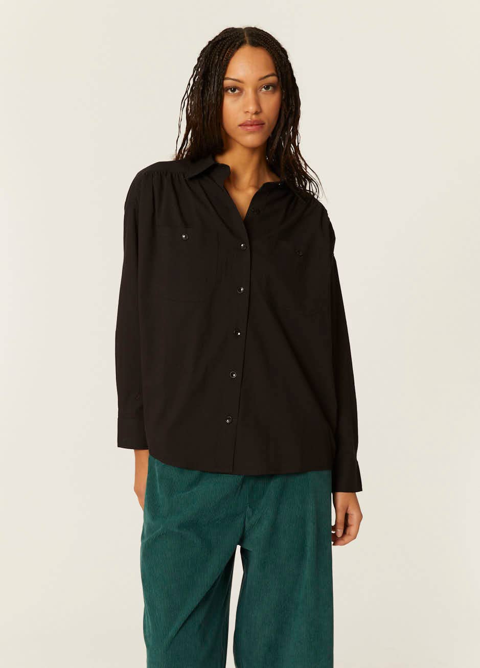 CHEMISE NOIRE OVERSIZE