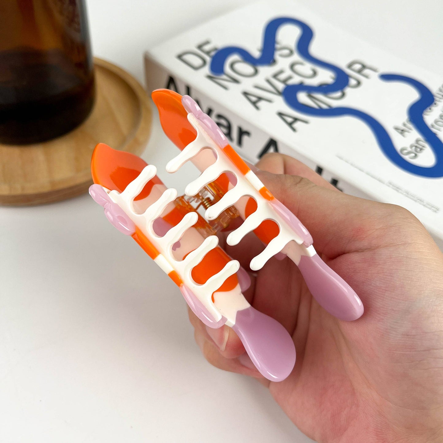 Pinces à cheveux poisson-clown