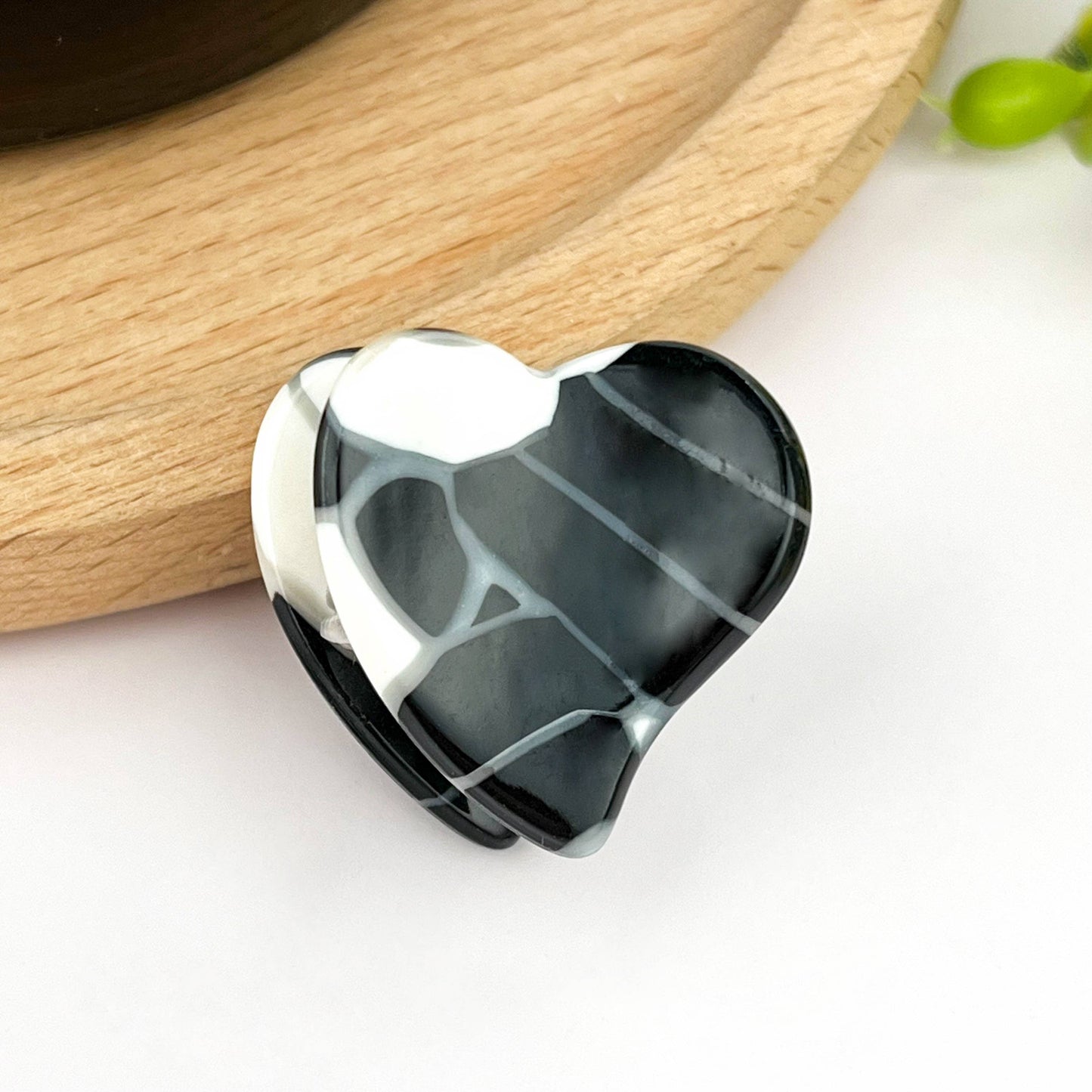 Mini pince a cheveux Coeur tacheté - DupontDupont