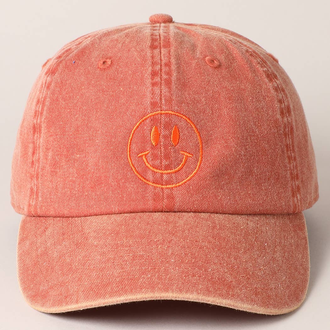 Casquette Happy Face: ROSE CLAIR