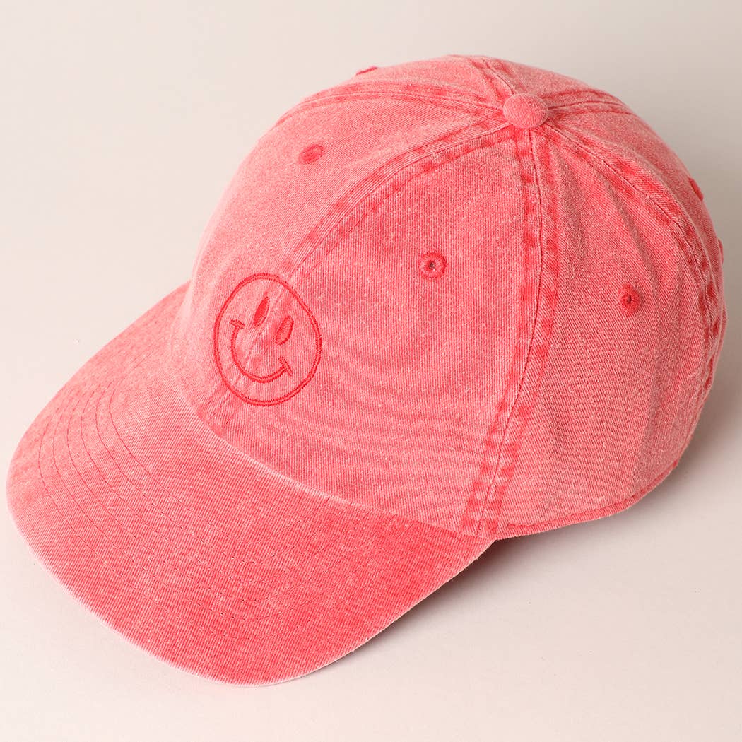 Casquette Happy Face: ROSE CLAIR