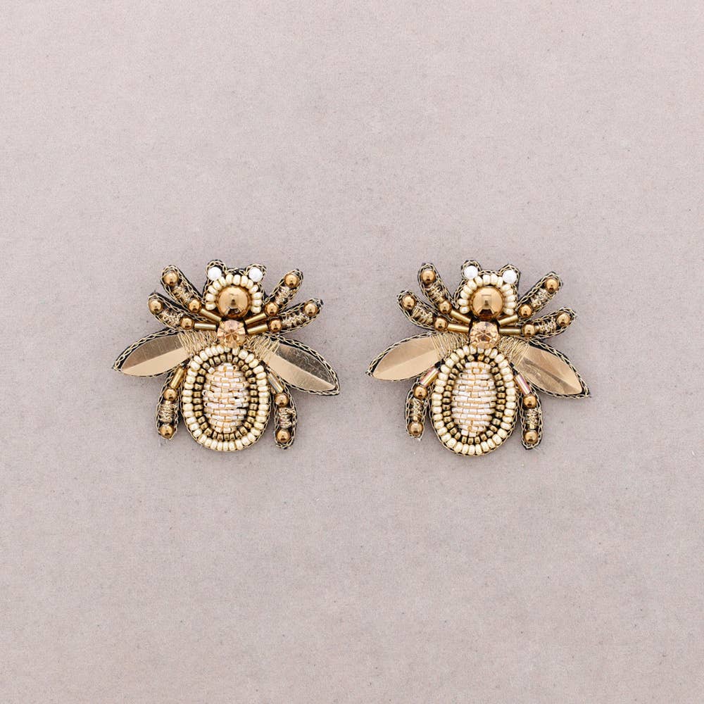 Boucles abeille Turquoise