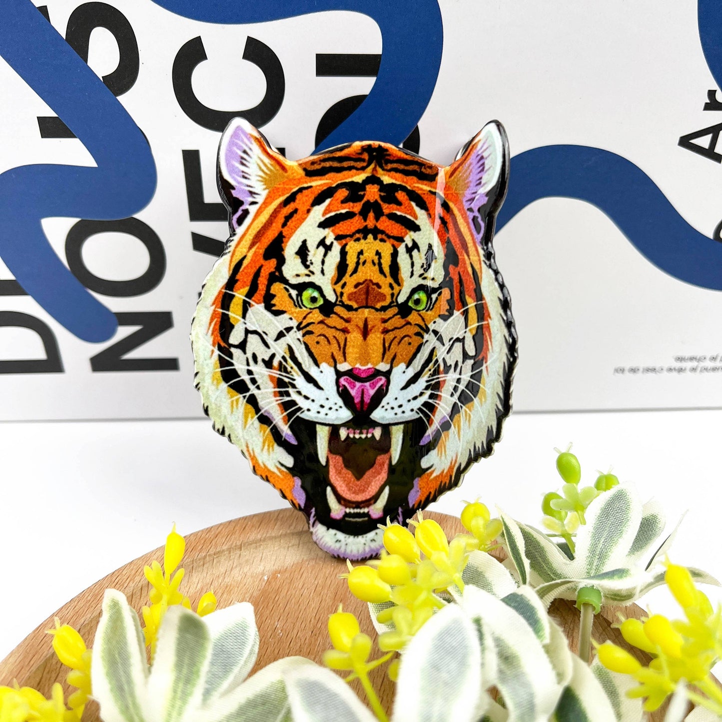 Pince à cheveux tête de Tigre