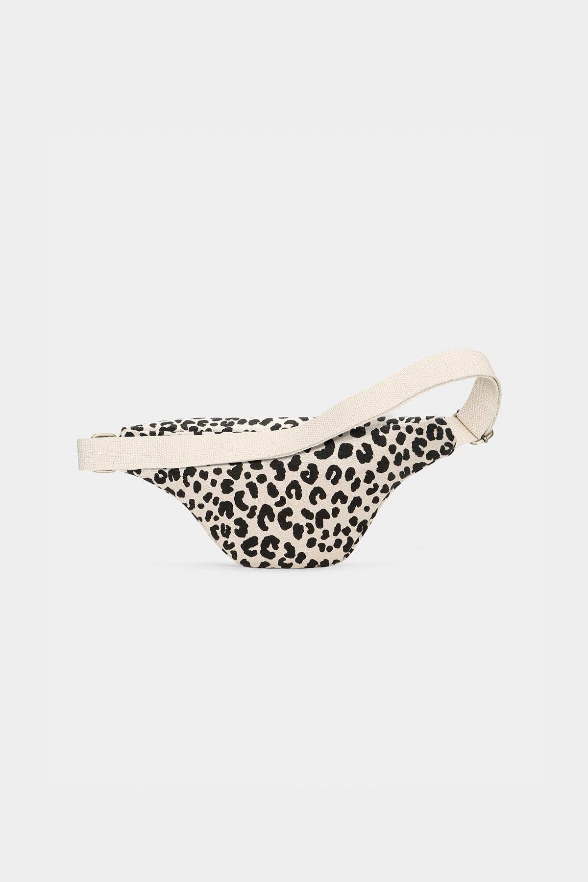 Sac banane Olivia Léopard écru