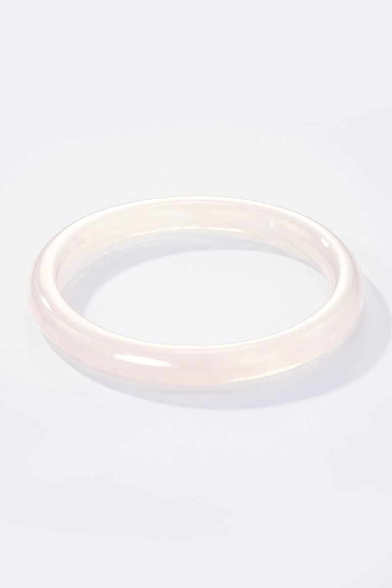 Jonc résine Beige