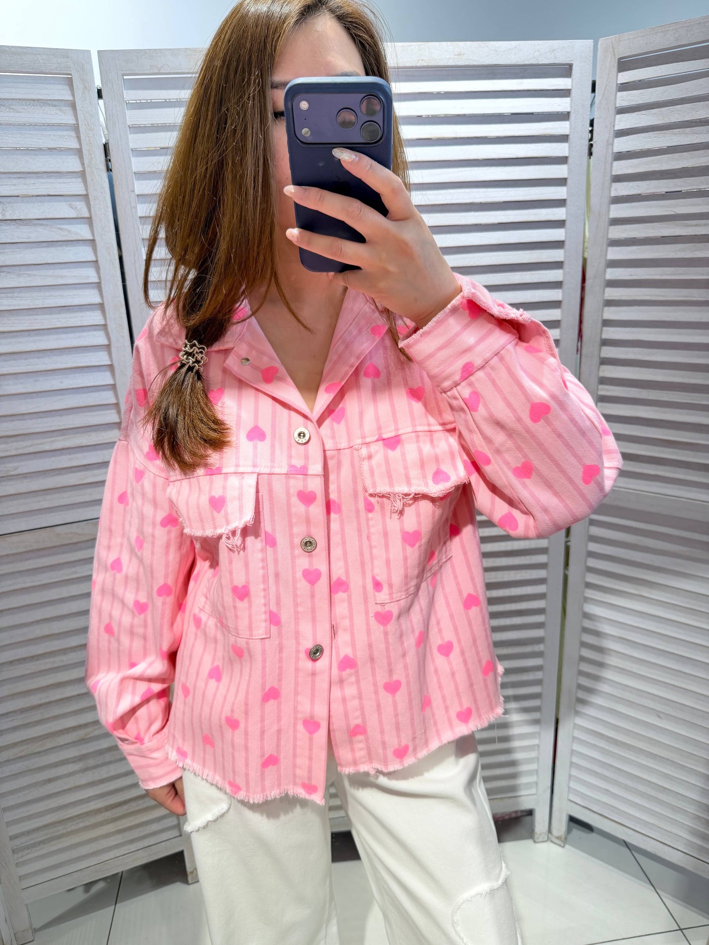 Veste à cœurs: Rose / TU - DupontDupont