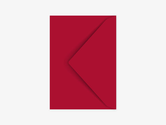 Enveloppe rouge cerise format DIN C6 - DupontDupont