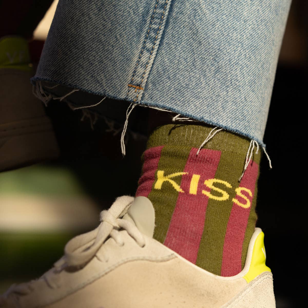 Chaussettes Rayées - Kiss