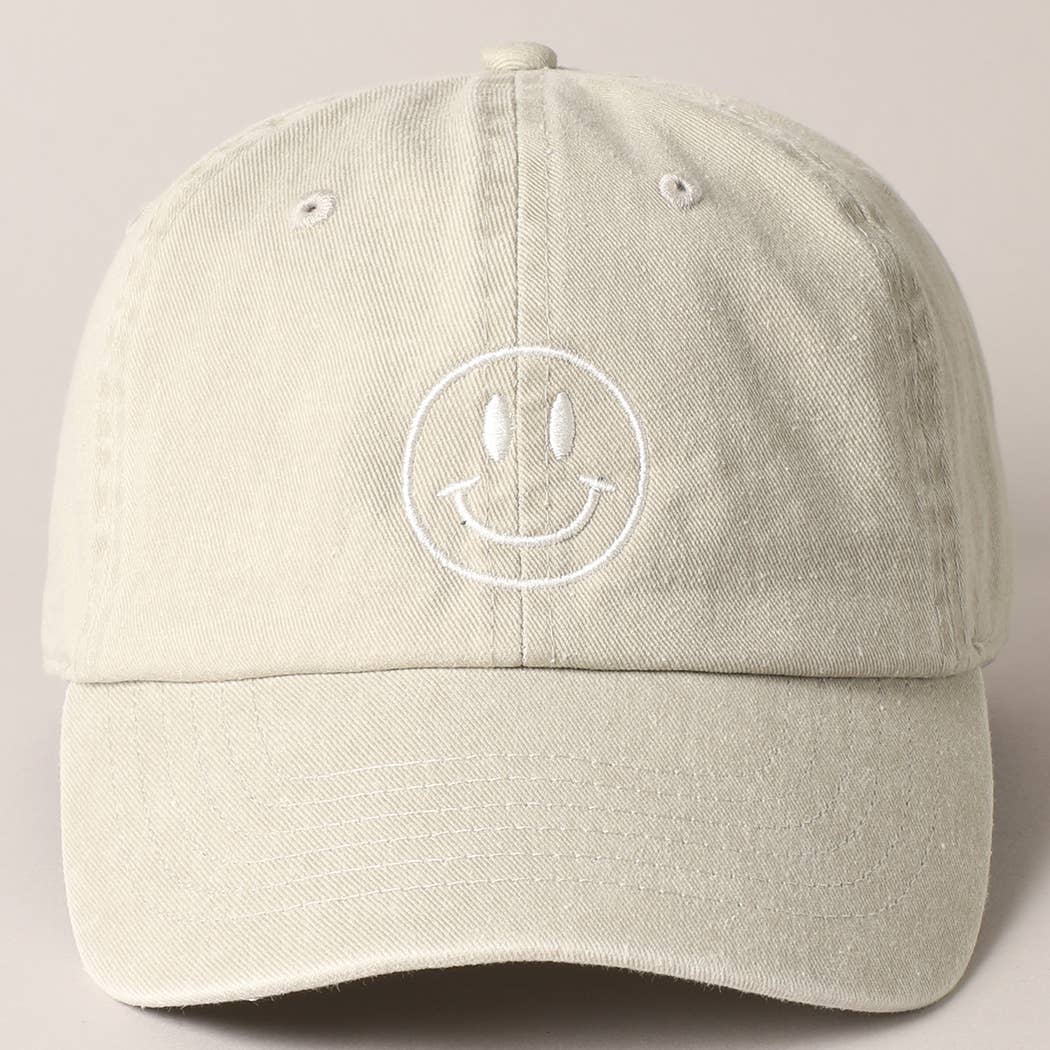 Casquette Happy Face: ROSE CLAIR