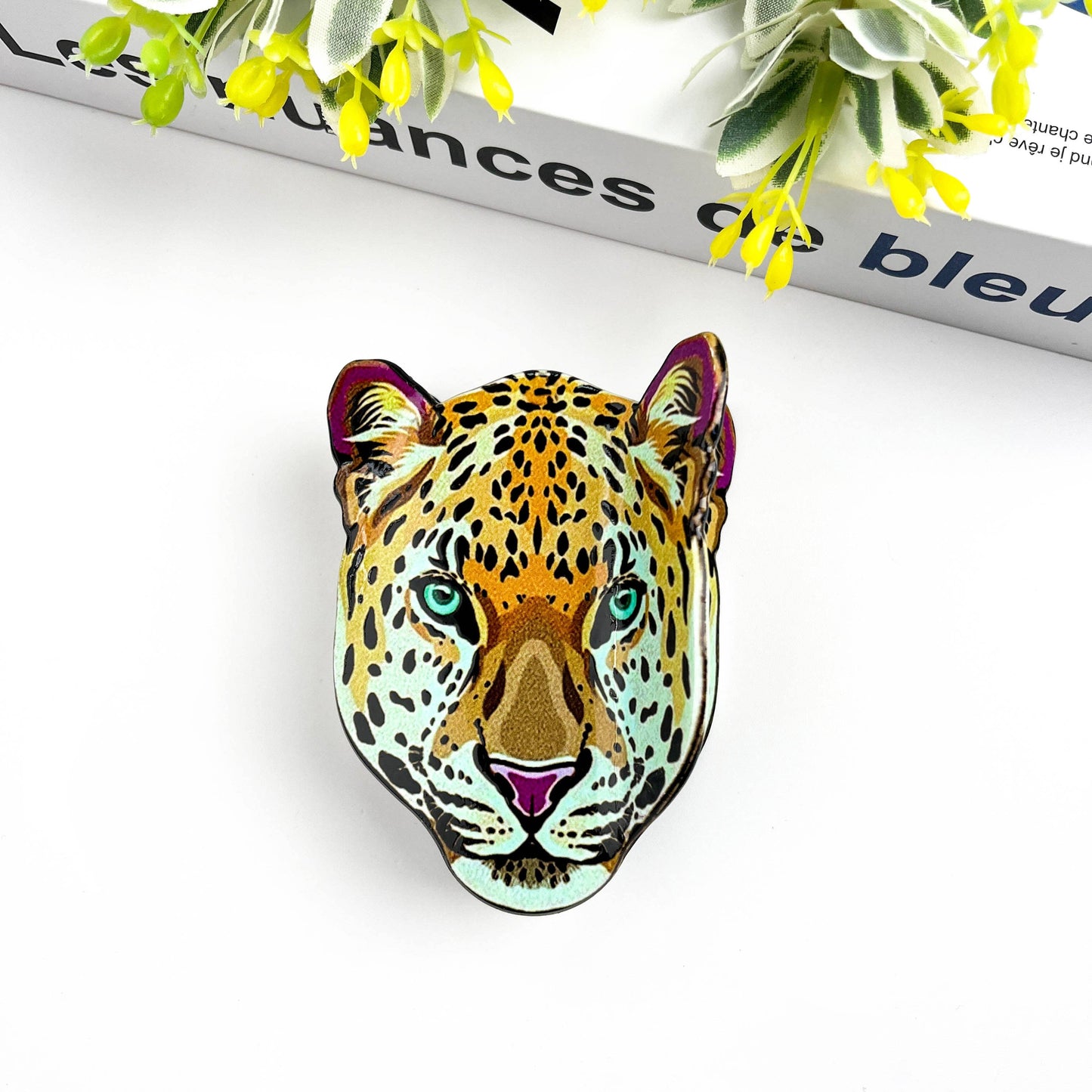 Pince à cheveux tête de Tigre