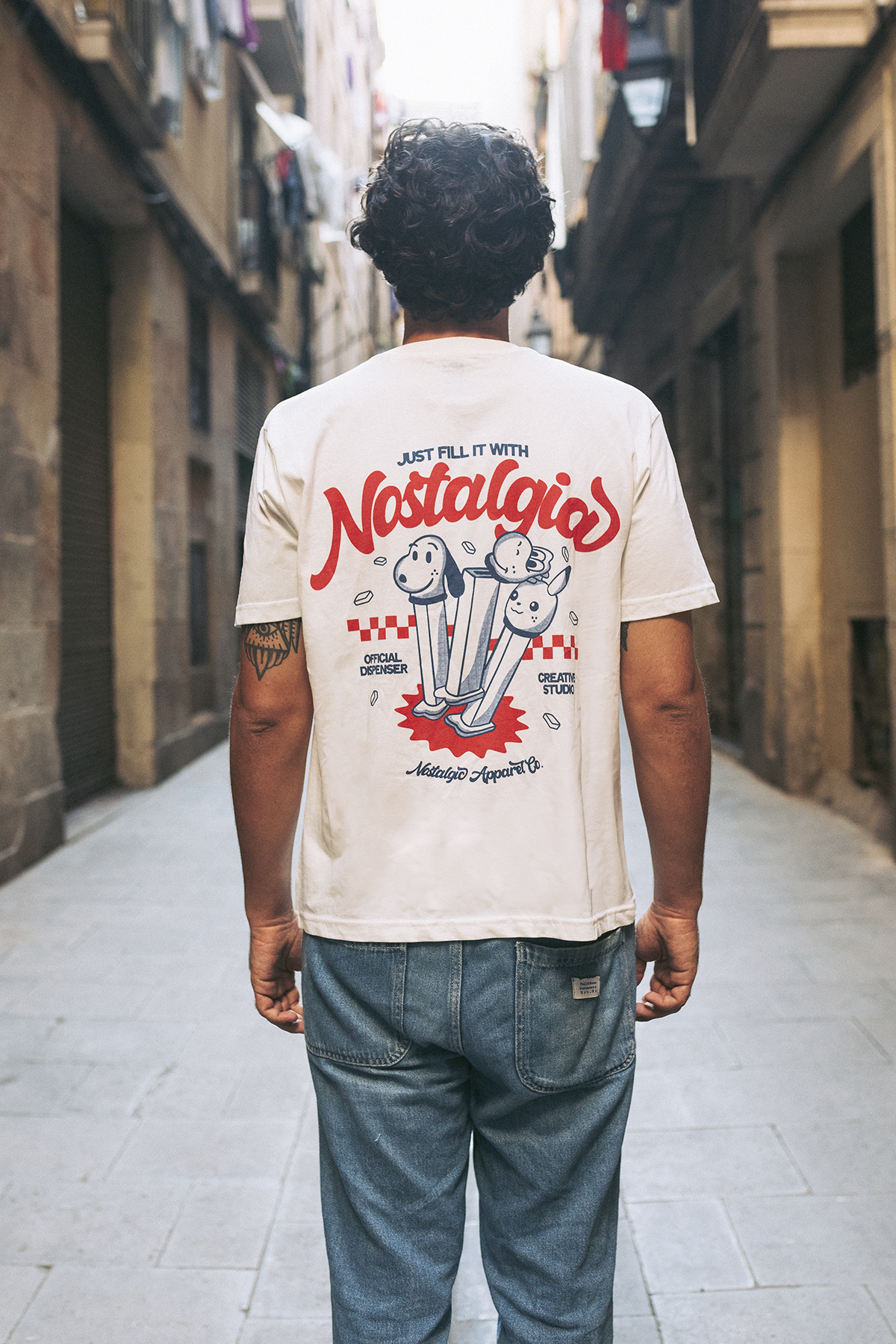 T-shirt Fill it with Nostalgia