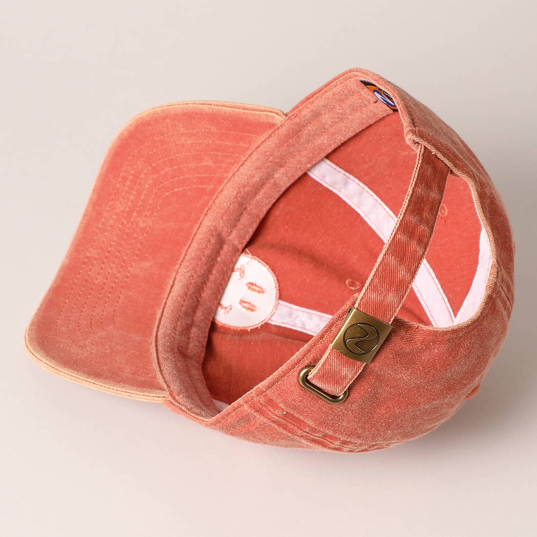 Casquette Happy Face: ROSE CLAIR