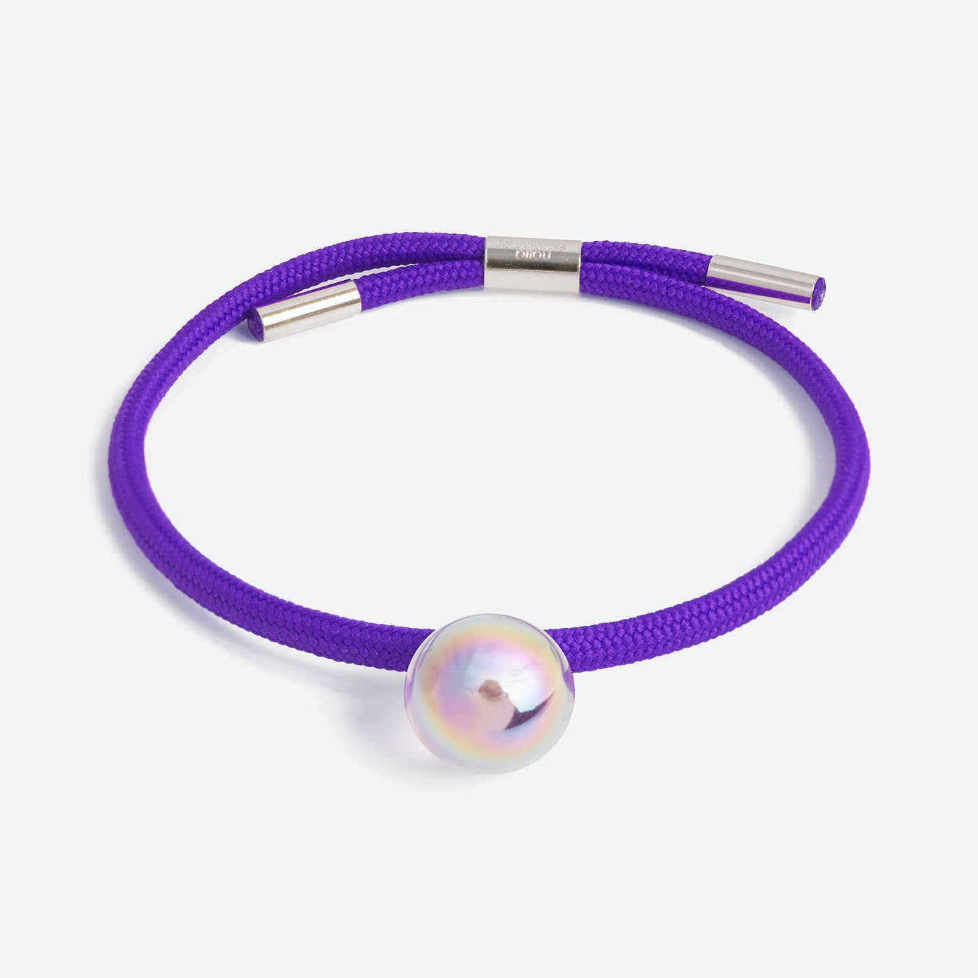 BRACELET UNE BULLE: JAUNE / PALLADIUM