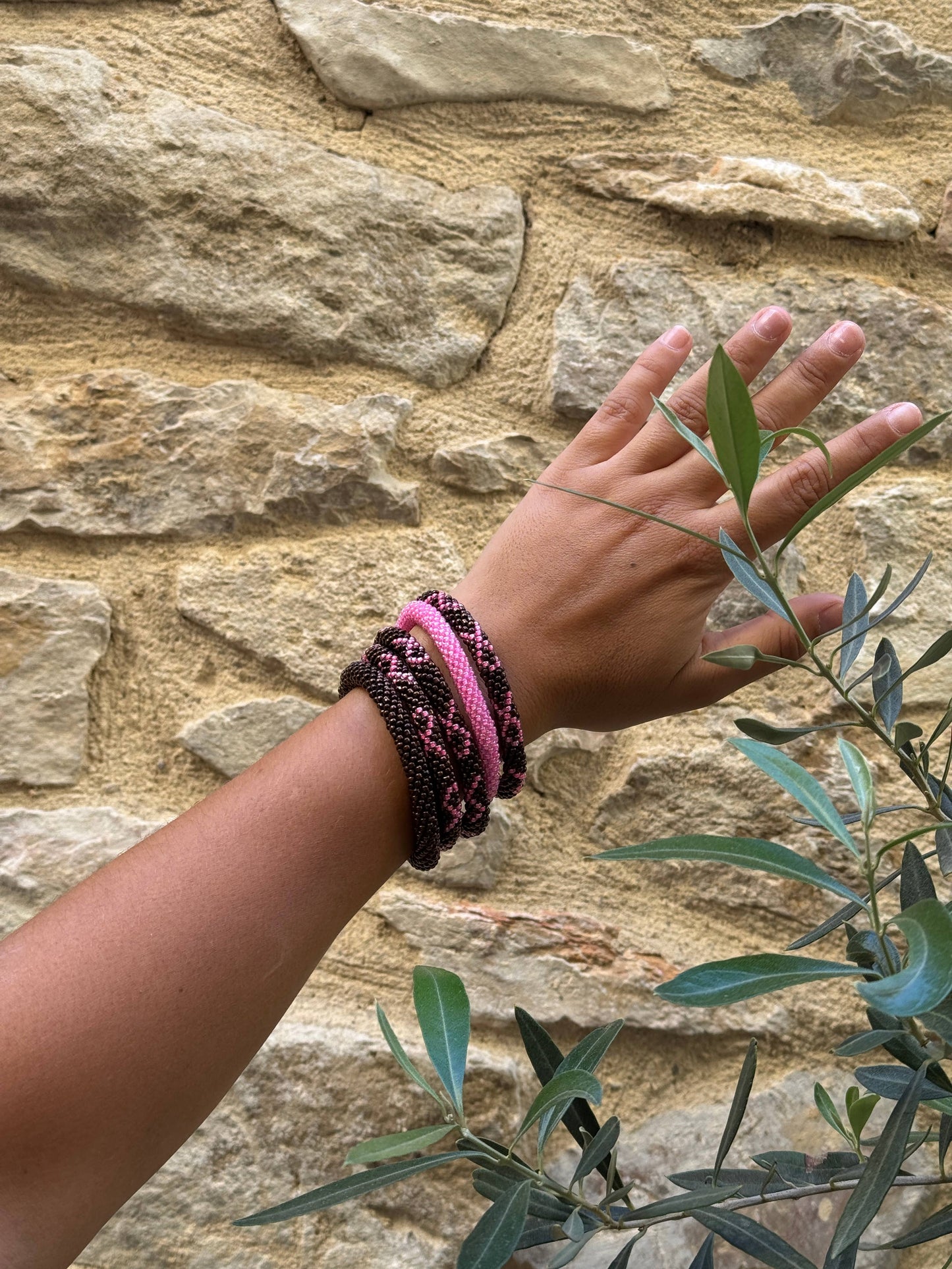 Bracelet Octobre Rose Noir - Édition limitée - DupontDupont