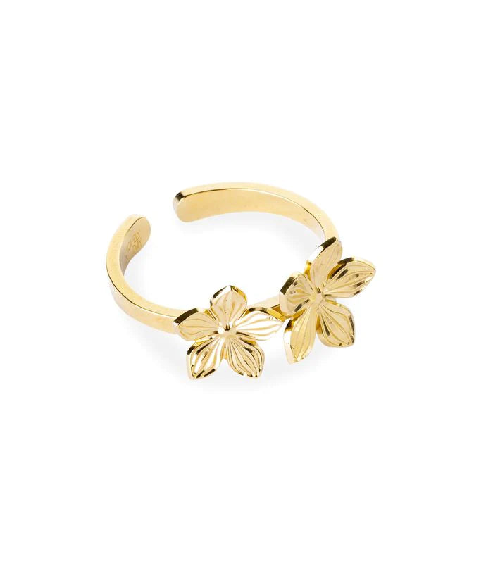 Bague Double fleur