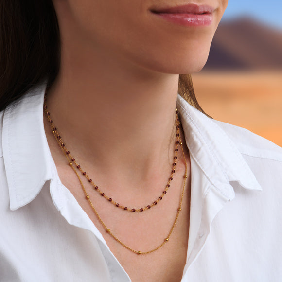 Collier double perles Sabah - DupontDupont