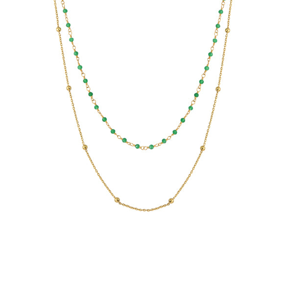 Collier double perles Sabah - DupontDupont