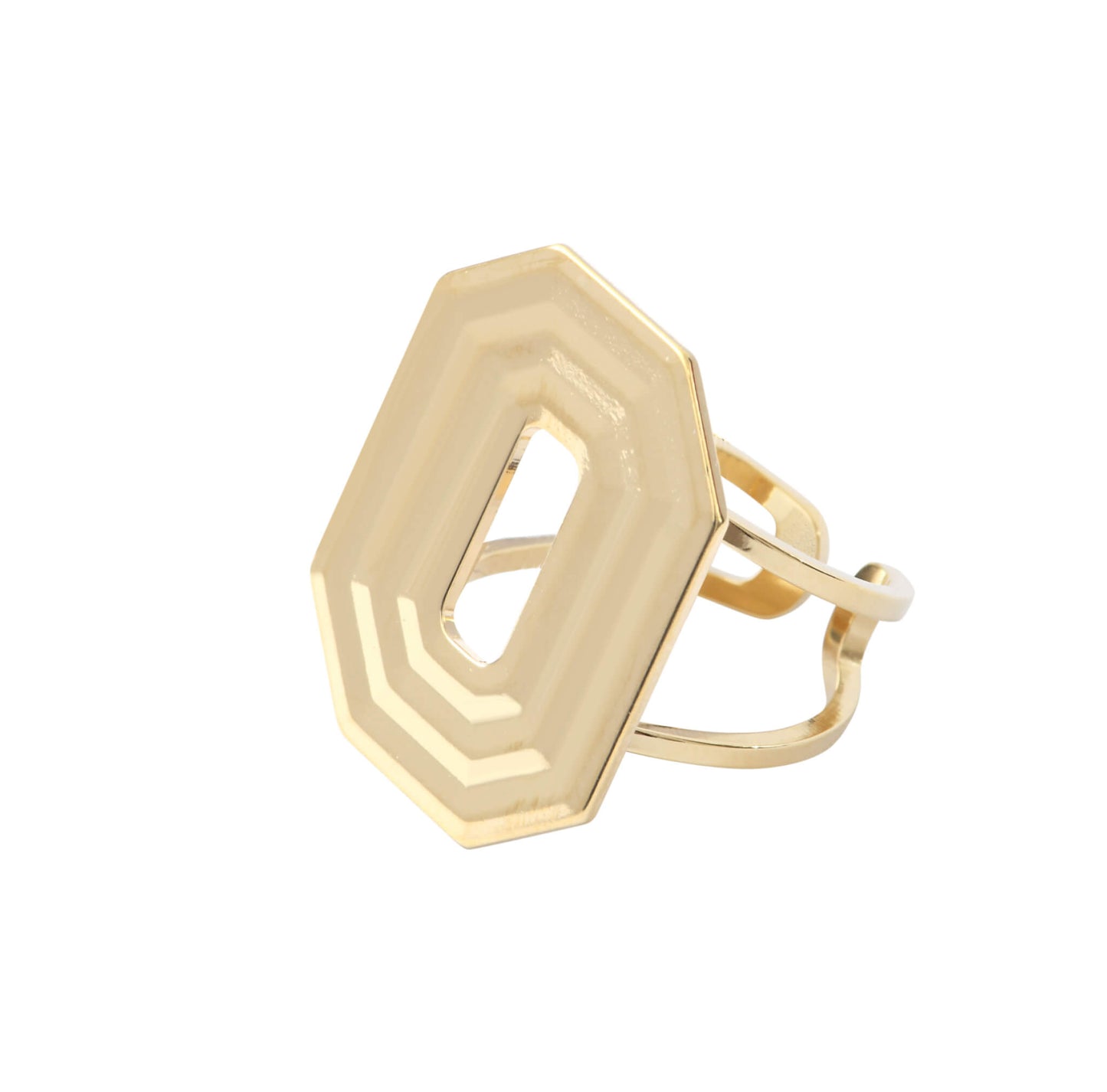 Bague 7 chemins octogone - DupontDupont